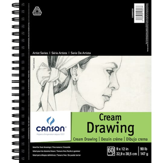 Canson&#xAE; Artist Series Wire Bound Cream Drawing Pad